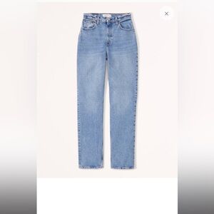 Abercrombie & Fitch. The 90s Straight. Ultra high rise. Curve Love 36, 22L